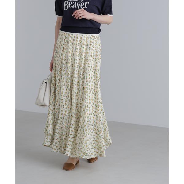 フラワーエスカルゴマーメイドスカート