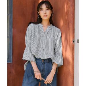 23区 【洗える】LIBECOリネン タック デザイン シャツ : マルイ
