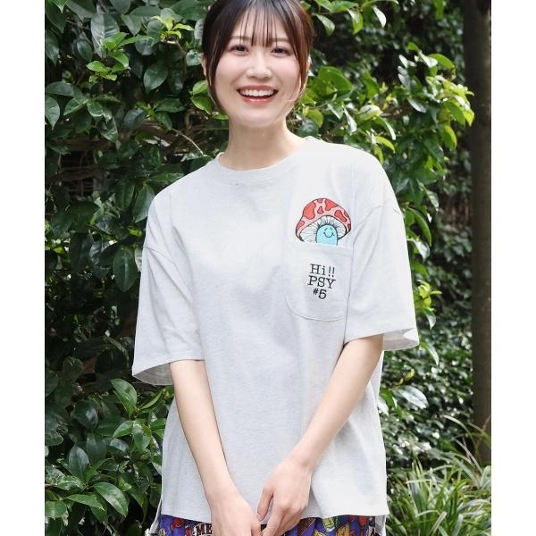 go slow caravan シリコンバイオ色々ポケット刺繍Tシャツ【WEB限定】