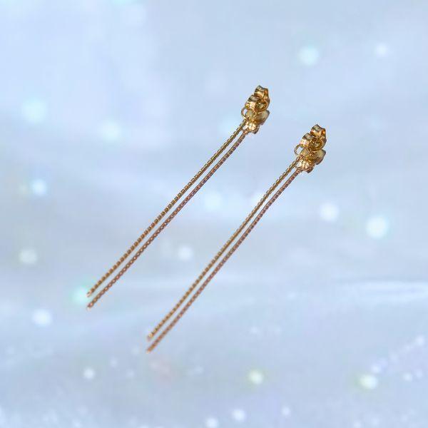 【SV】スエッジチェーンピアスキャッチ/5.5cm　ニッケルフリー