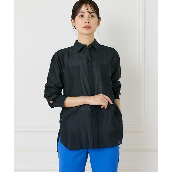 《WEB限定カラー》オーガンジーシアーシャツ