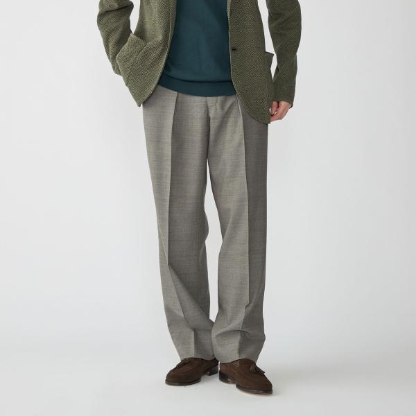 BERNARD ZINS: WALLIS トロピカル ソリッド スラックス