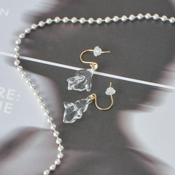 【SHIPS別注】HARIO:ウェーブ ピアス