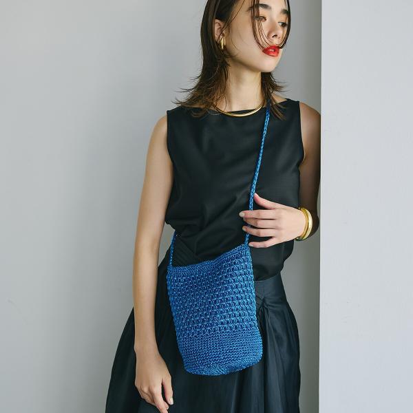 【TREASURE TOPKAPI】メタリック ラウンド ミニ ショルダーバッグ