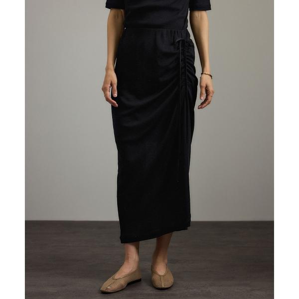 nu=layerアシンメトリーシャーリングスカート