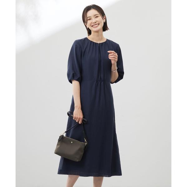 【洗える】ブライトスパンボイル ワンピース