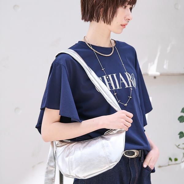 【Ampersand / アンパサンド】Soft croissant bag S