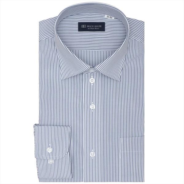 ワイド 長袖 形態安定 ワイシャツ