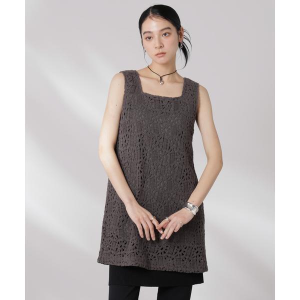 コットンコードレースミニワンピース(セットアップ可)