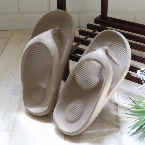 【25春夏新作】「UNISEX」23〜28cm軽量ソール★リカバリートングサンダル★2411