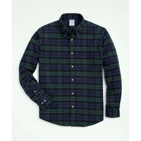 フランネル タータンチェック カジュアルシャツ Regular Fit