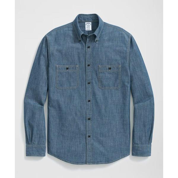 コットン アートスクール インディゴシャンブレーシャツ Regular Fit