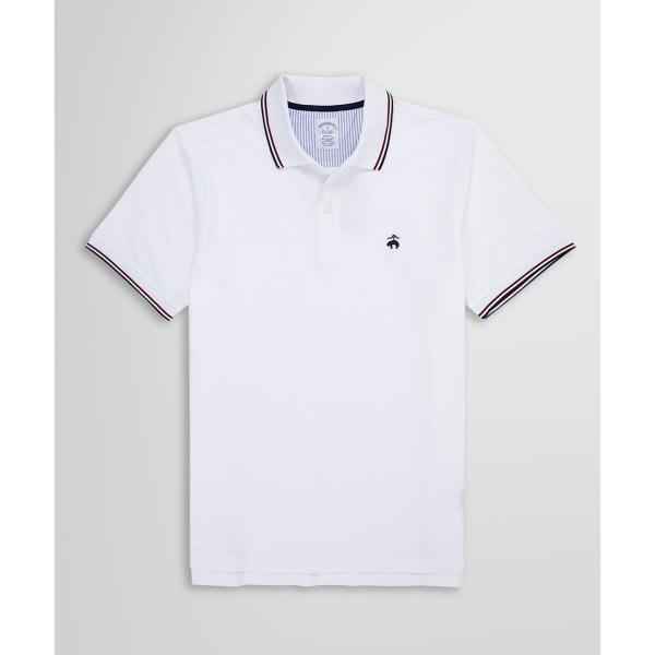GF スーピマコットン ストレッチピケ ティップド ポロシャツ Slim Fit