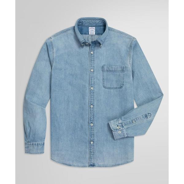 コットン デニム カジュアルシャツ Regular Fit