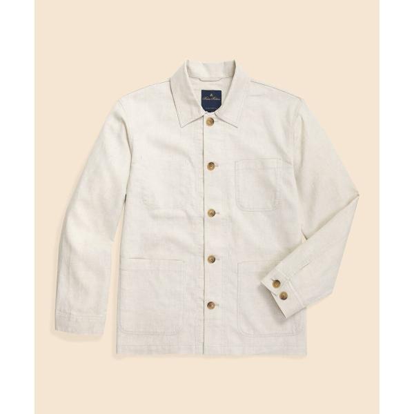 リネン/コットン ライトウェイト チョアジャケット