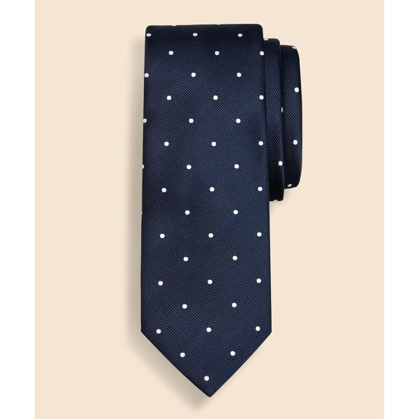 シルク　ドット　レップタイ　Made in USA セレモニー