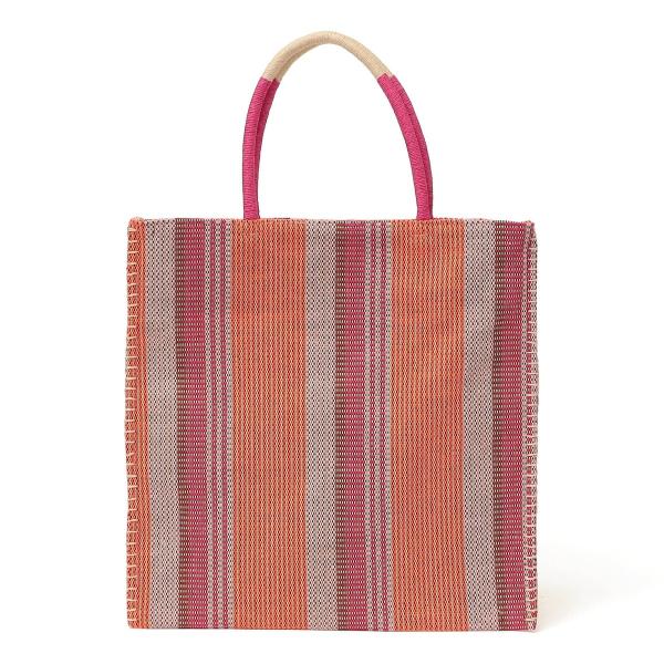 SHIPS Colors:マルチ ストライプ トート