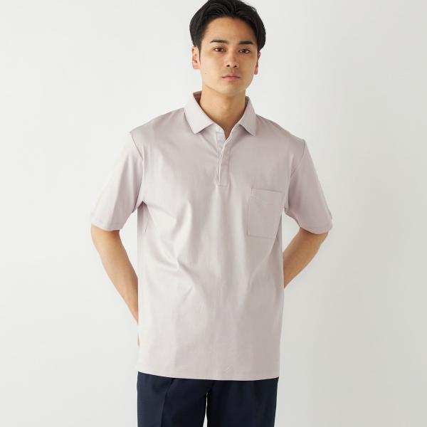 SHIPS Colors:〈接触冷感・抗菌防臭〉シルケット スムース ポロシャツ