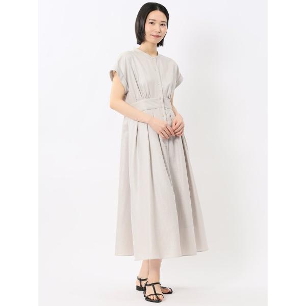 【ハンドウォッシャブル】イノウェーブ 箔タンブラー ロングワンピース