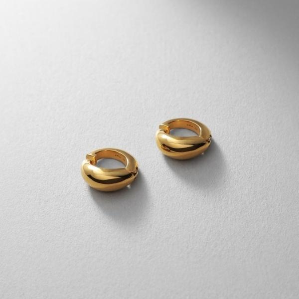 シルバー ハギーイヤリング マーキス GP