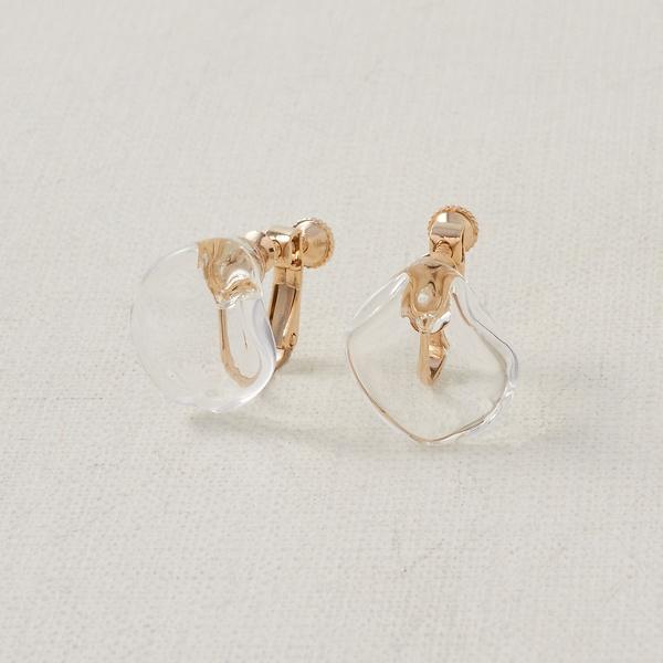 【別注】【HARIO Lampwork Factory】イヤリング フリル