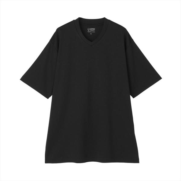 【シャツ屋仕立てのTシャツ】 Vネック Tシャツ 半袖 ビジネス ビジカジ