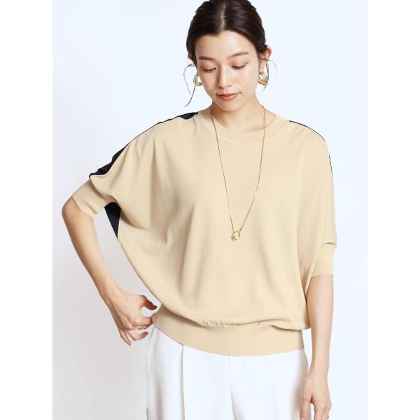 ハイゲージドルマンバイカラーニット