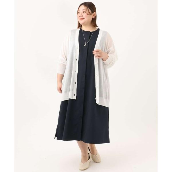 【大きいサイズ/soso×eur3】2wayノースリーブワンピース