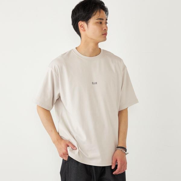 SHIPS Colors:バック メッシュ ロゴ Tシャツ
