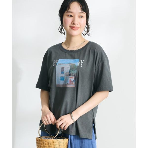 ラメ天竺フォトプリントTEE