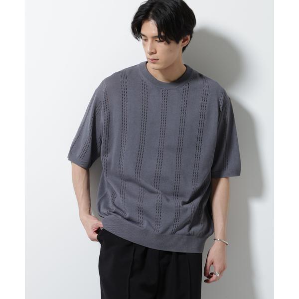 アイレットニット 半袖
