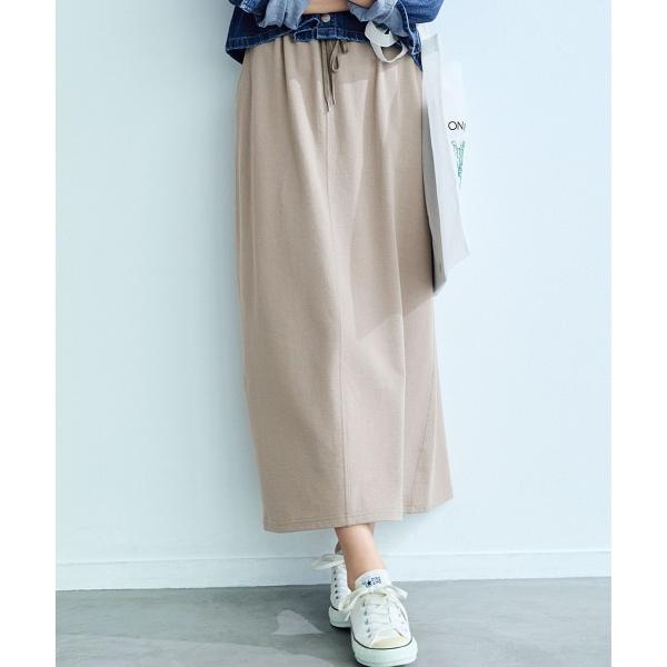 【SLOW/WEB限定】ラスティックテリー ナロー スカート