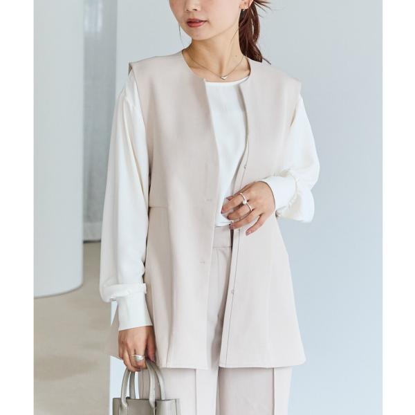 【好機能シリーズ】抗菌/防臭/防シワ/メロウフリルベスト