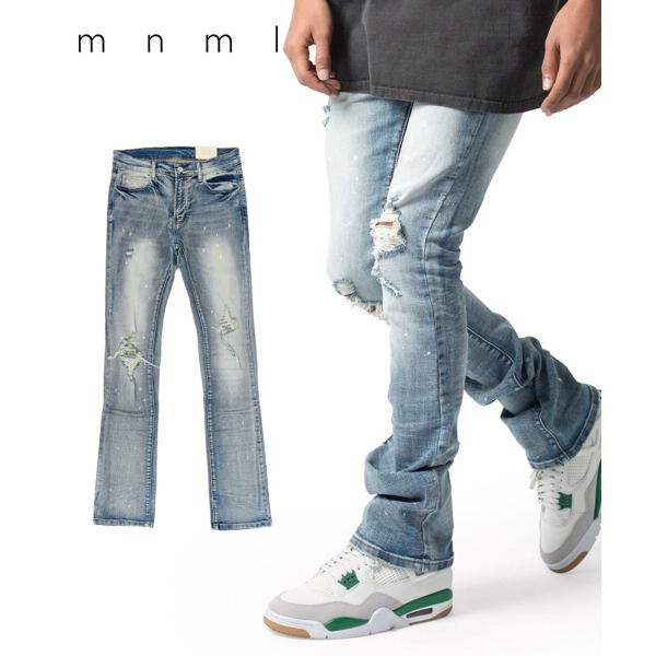 【mnml】X598 SKINNY STACKED DENIM [I]
