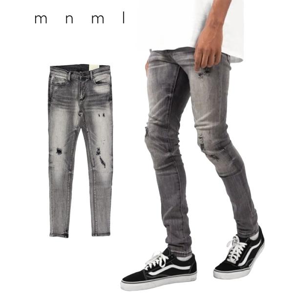 【mnml】X145 STRETCH DENIM [I]