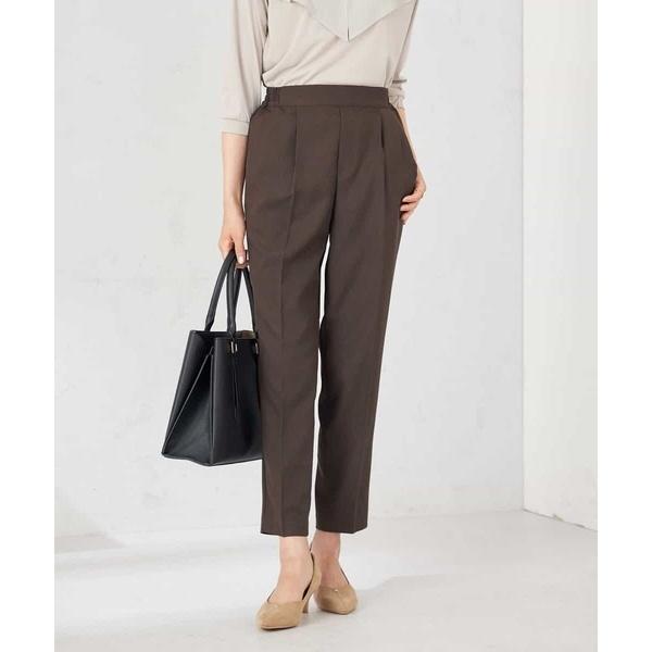 【洗える/イージーケア/ストレッチ/吸水速乾】美ラクるスッキリ見えテーパードパンツ