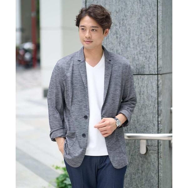 【イージーケア/速乾/接触冷感】スラブメランジサマージャケット【スマートシリーズ】