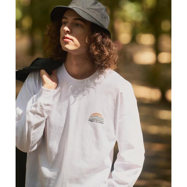 【RAGGED MOUNTAIN/ラギットマウンテン】ワンポイントプリント ロングスリーブTシャツ