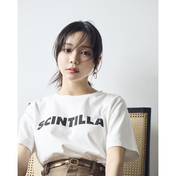 ＜ウォッシャブル＞ゴシックロゴTシャツ