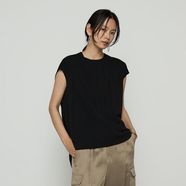 ハイテンションポンチライト フレンチスリーブロングプルオーバー