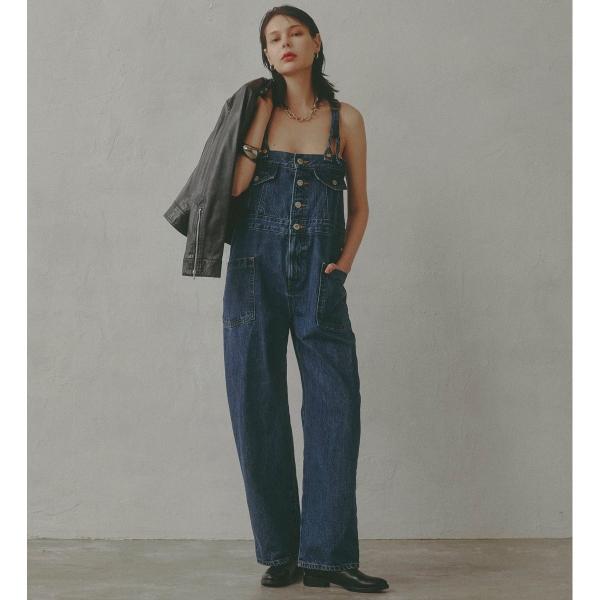 atelier SOMETHING  BUTTON UP SALOPETTE/サロペット