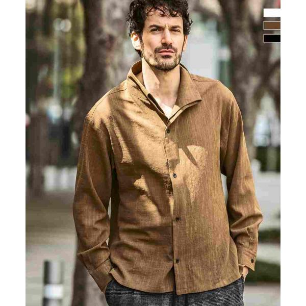 1PIU1UGUALE3 RELAX レイヤードカラーシャツ【LEON掲載】