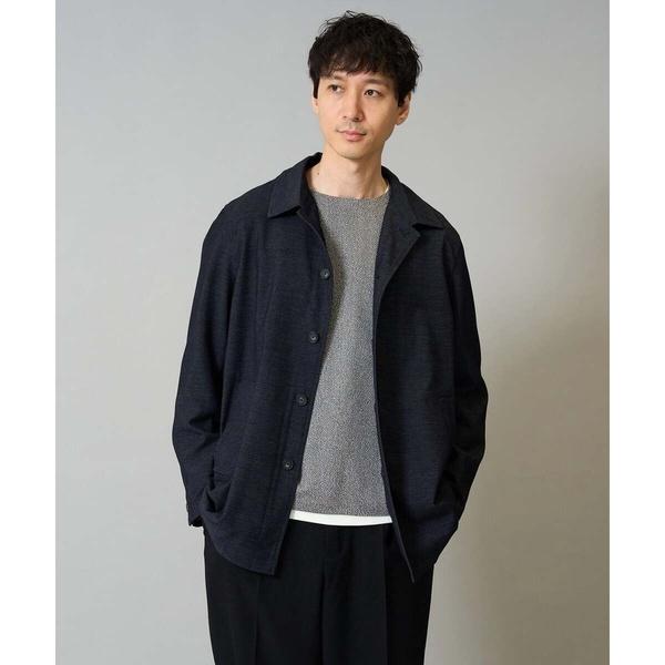 【イージーケア】デニムライクステンカラーコート【洗濯機で洗える】