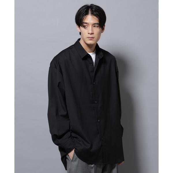ビッグドレープシャツ 長袖