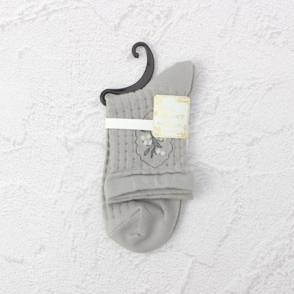 ◆あなたに優しい メッシュスズラン クォーターソックス