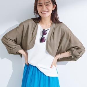 【軽く羽織れる】ボレロカーディガンの詳細画像3