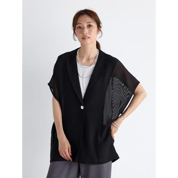 シアーメッシュ半袖ジャケット