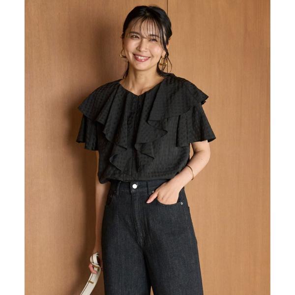 ライトシアー ラッフルブラウス