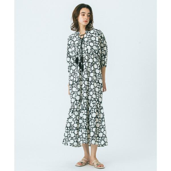 HLAADAforROSEBUD/BLOCK PRINT SMOCK OP