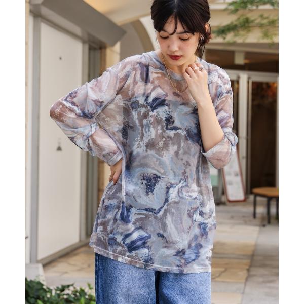 ニュアンス柄シアーインナー